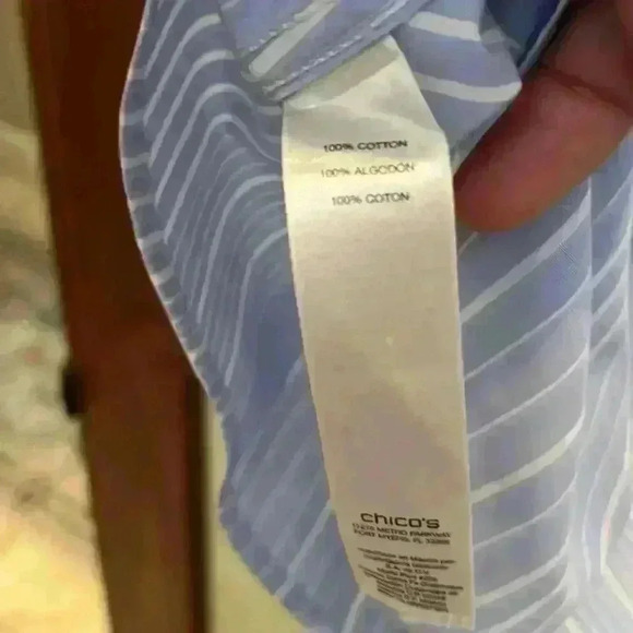 Chicos no iron oversized top button down - Picture 7 of 7